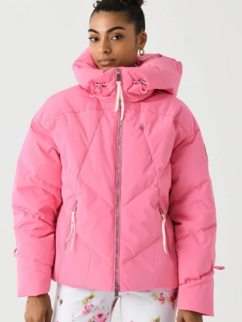 Obermeyer size 6 bubblegum pink Ventina down jacket womens - Picture 2 of 16
